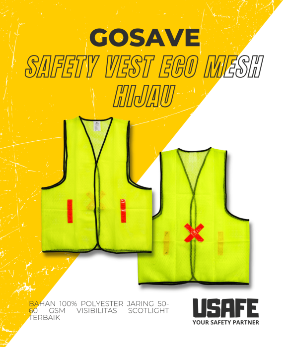 Gosave Vest Ecomesh Hijau