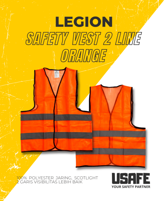 Legion Vest 2 Line Orange
