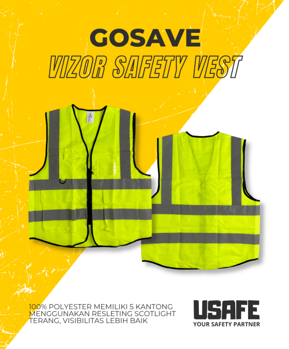 Gosave Vest Vizor Hijau