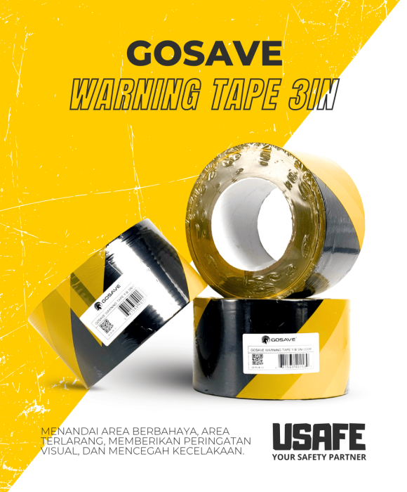Gosave Warning Tape 3IN
