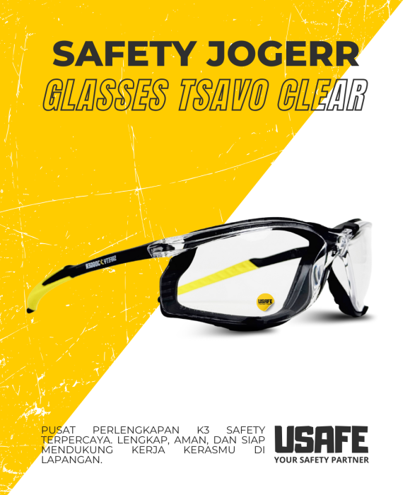 Safety Jogger Glasses Tsavo Clear