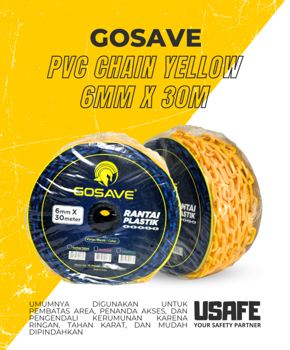 Gosave Rantai 6MM Kuning