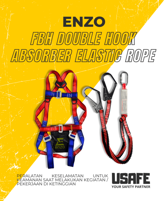 Enzo FBH Double Hook Elastic Rope
