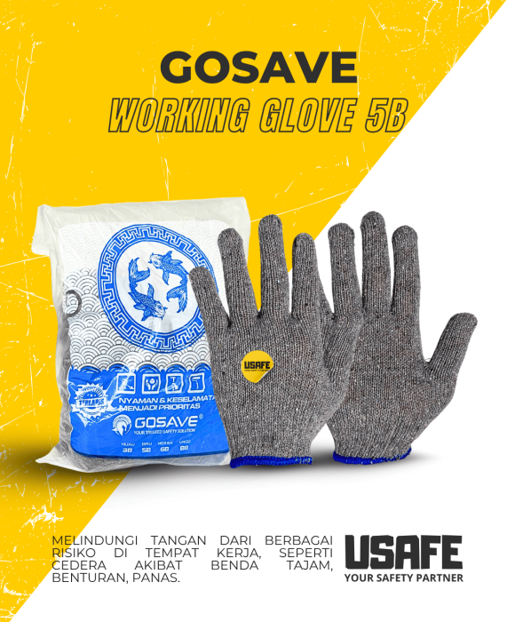 Gosave Glove Grey 5B 
