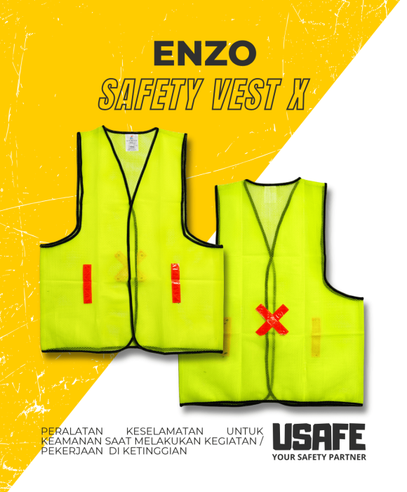 Enzo Safety Vest X Hijau